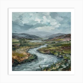 The Tranquil Meanders Art Print