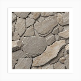 Stone Wall 48 Art Print