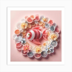 Quilling Art 3 Art Print