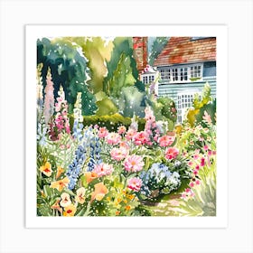 Garden In Bloom Art Print