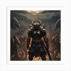 Dwarven Warrior Art Print