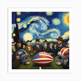 Invention of American Football Art Print