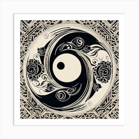 Yin Yang 6 Art Print