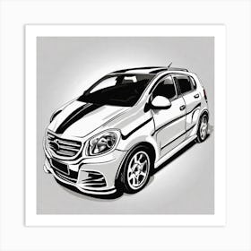 Mercedes Benz Art Print