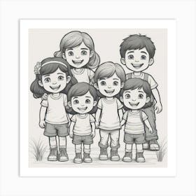 Family Portrait Art Print