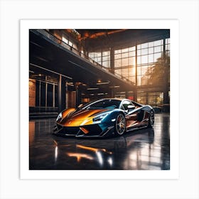 Lamborghini 54 Art Print