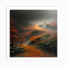 Scottish Landscape Art Print