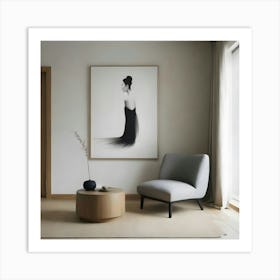 Portrait Of An Asian Woman Art Print