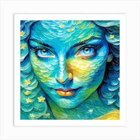 Mermaid tuj Art Print