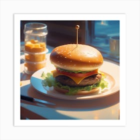 Burger 25 Art Print