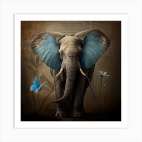 Elephant Art Print