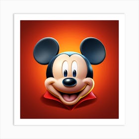 Mickey Mouse 3 Art Print