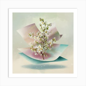 Paper Blossoms Art Print