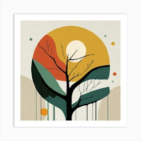 Abstract Tree 7 Art Print