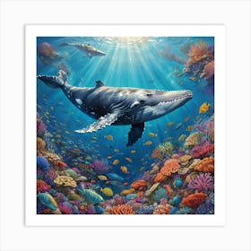 Humpback Whale 7 Art Print