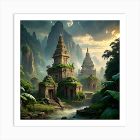 Asian Temple Art Print