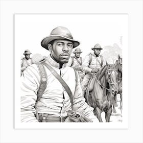 Buffalo Soldiers 1 Art Print