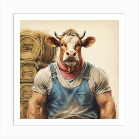 Cow!! 1 Art Print