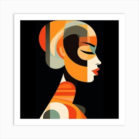 Portrait Of A Woman Art Print