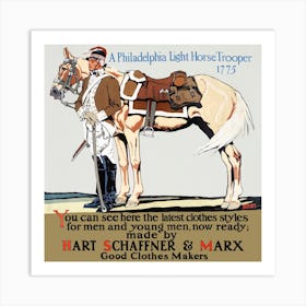 A Philadelphia Light Horse Trooper, Edward Penfield Art Print