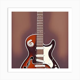 Beautiful Guitar  Art Print