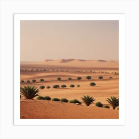 Desert Landscape - Desert Stock Videos & Royalty-Free Footage 6 Art Print