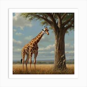 Giraffe Art Print