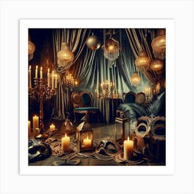 Masquerade Room Art Print