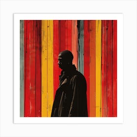 Man In The Red Coat 1 Art Print