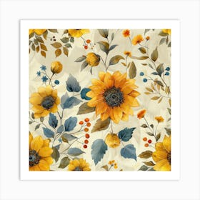 Sunflowers 13 Art Print