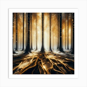 Dark Forest 41 Art Print