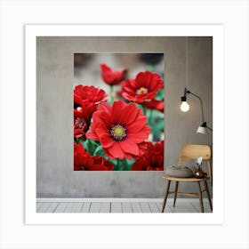 Red Flowers Art Print