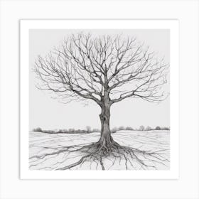 Bare Tree 10 Art Print