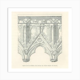 Decorative Element From Notre Dam, Albert Racine Art Print