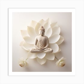 Buddha In Meditation 5 Art Print