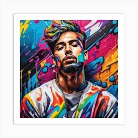 Graffiti Artist 2 Art Print