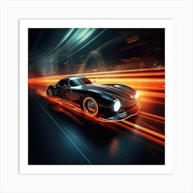 Futuristic Car 1 Art Print