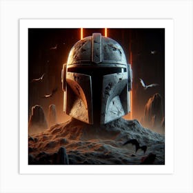 Star Wars The Mandalorian Art Print