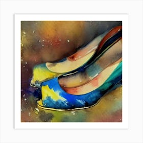 Beautiful Ladies Court Shoe Adeline Yeo Art Print