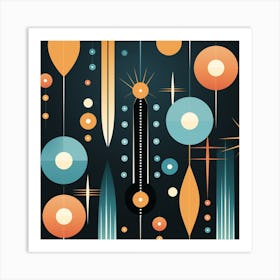 Retro Art Art Print