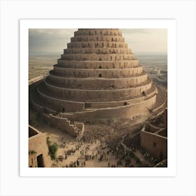 Pyramid Of Baal Art Print