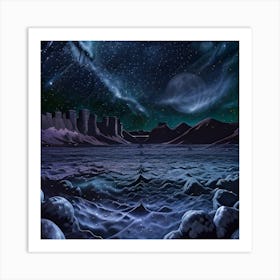 Galaxy In Space Art Print