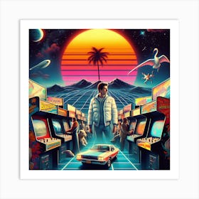 Back To The Future Art Print