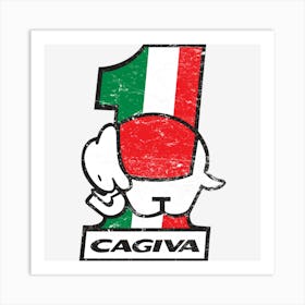 Cagiva Art Print