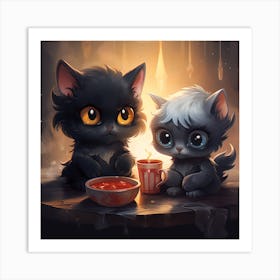 Cute Kittens Art Print