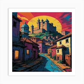 Castle In The Sky 2 Art Print