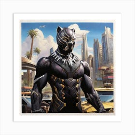 Black Panther Art Print