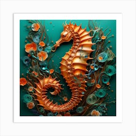 Seahorse 17 Art Print