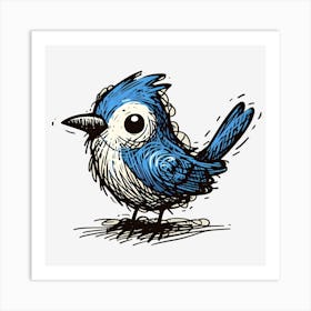 Bluejay ~Reimagined 4 Art Print