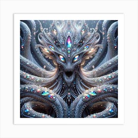 Ethereal Squiddle Art Print